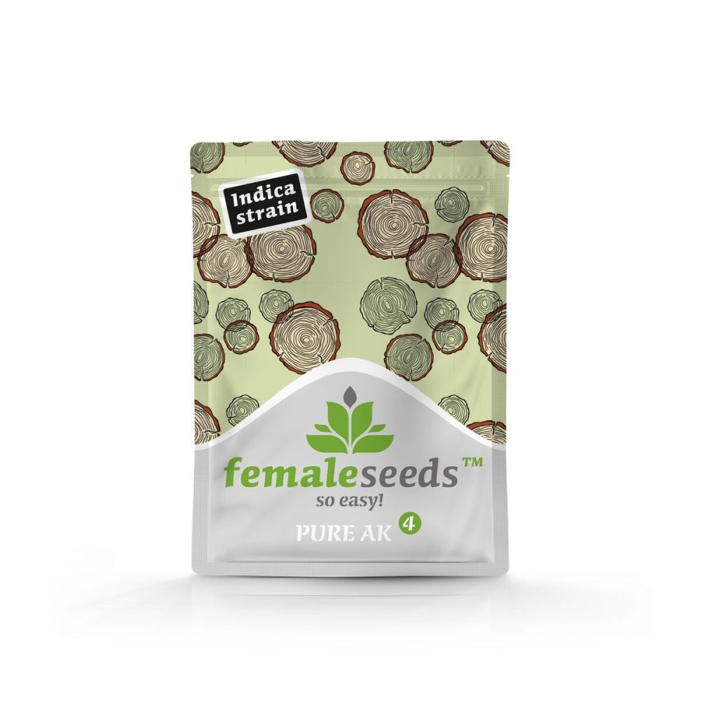 Female Seed Pure AK Feminisierte Hanfsamen Verpackung