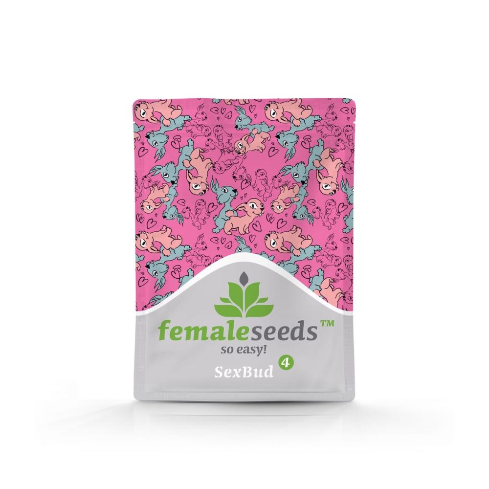 Female Seeds SexBud Feminisierte Hanfsamen Verpackung