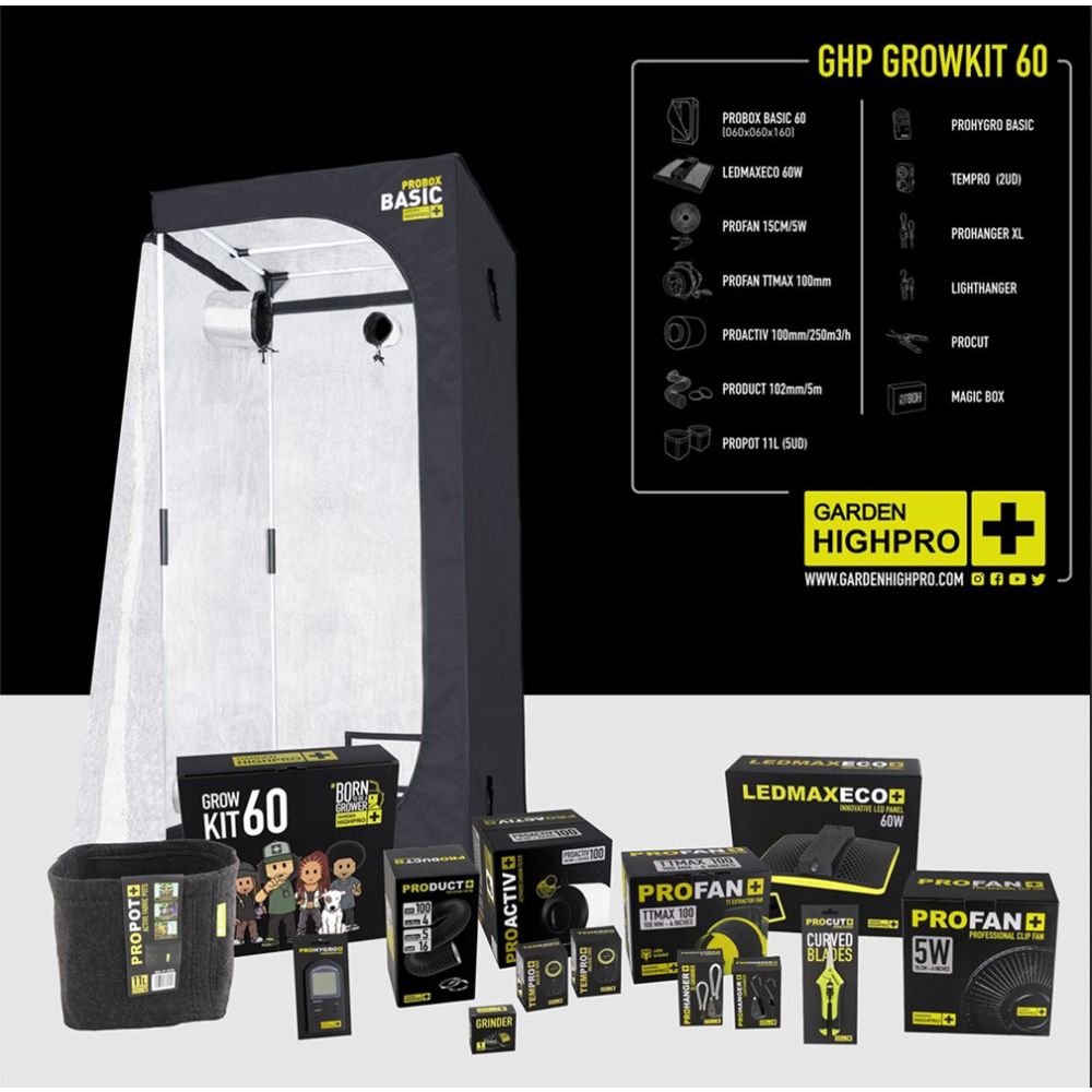 Garden Gigh Pro Growkit60 - Growing kit 60x60x160cm