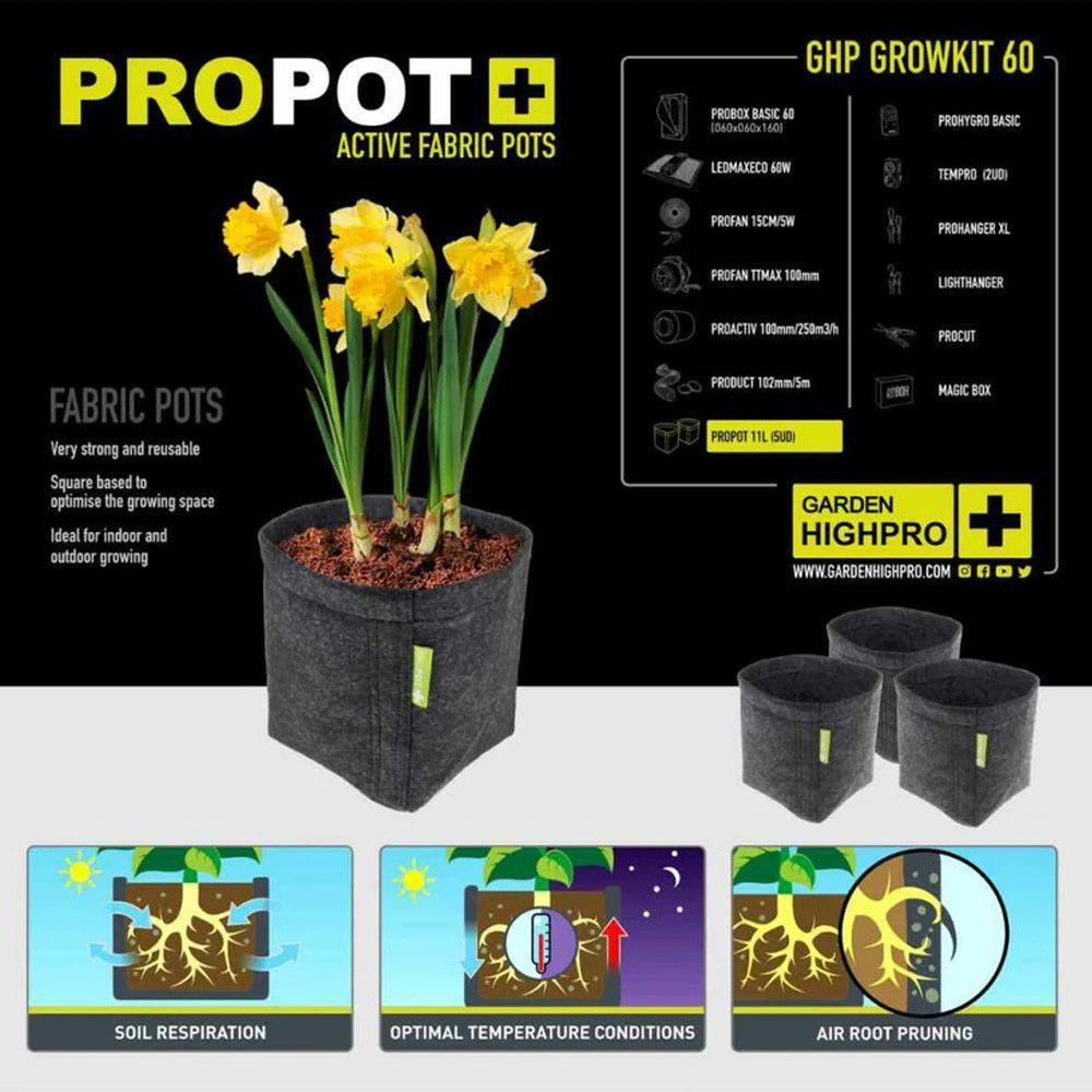 Garden Gigh Pro Growkit60 - Growing kit 60x60x160cm Topf
