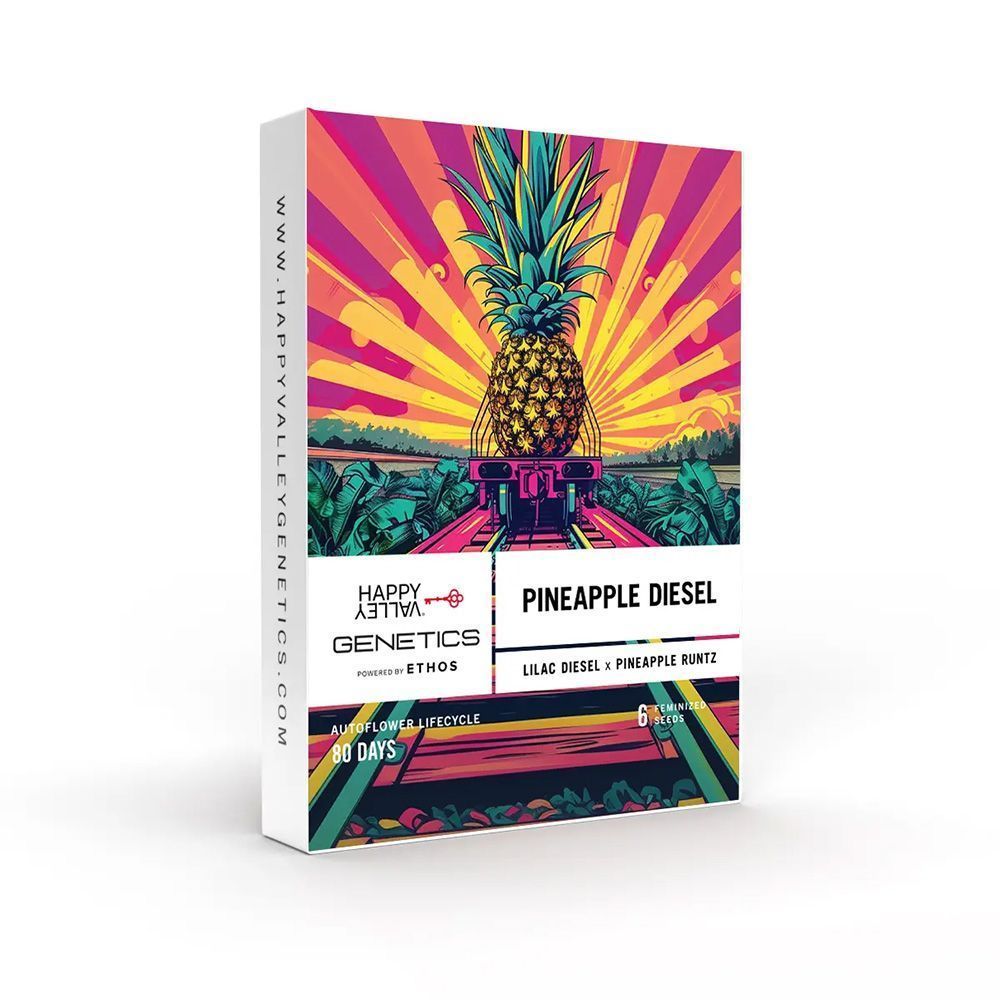 Happy Valley Genetics Pineapple Diesel Automatic Hanfsamen Verpackung