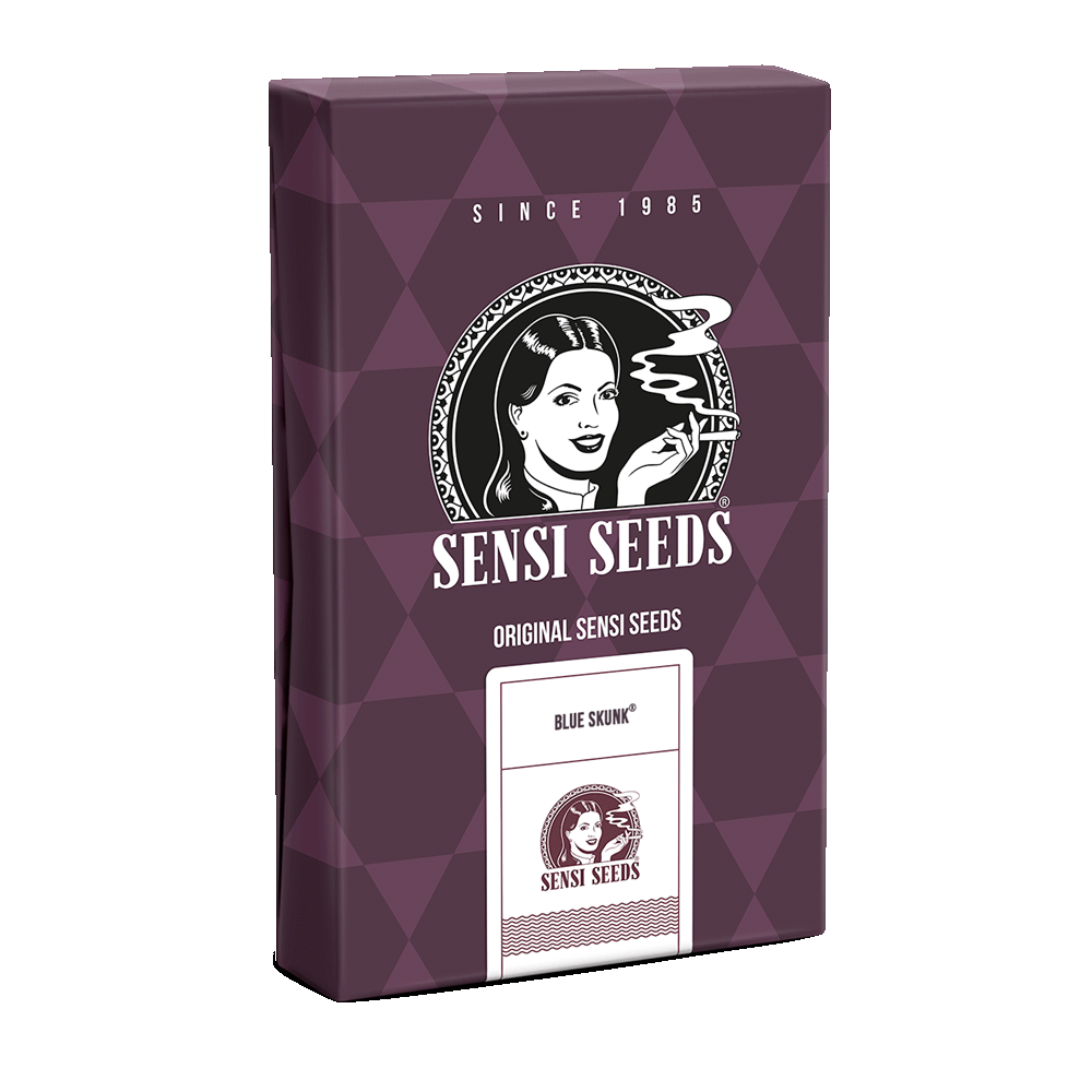 Sensi Seeds Blue Skunk feminisierte Hanfsamen Verpackung