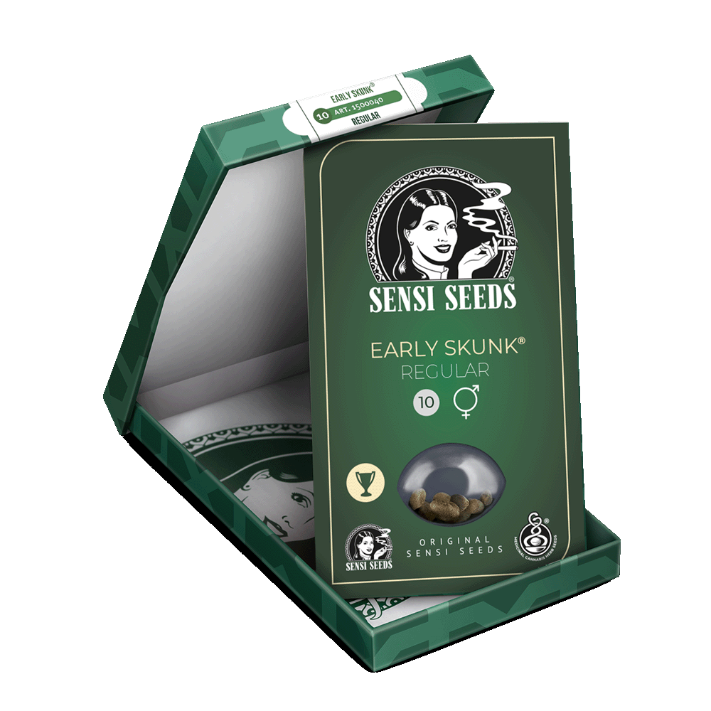Sensi Seeds Early Skunk reguläre Hanfsamen Verpackung