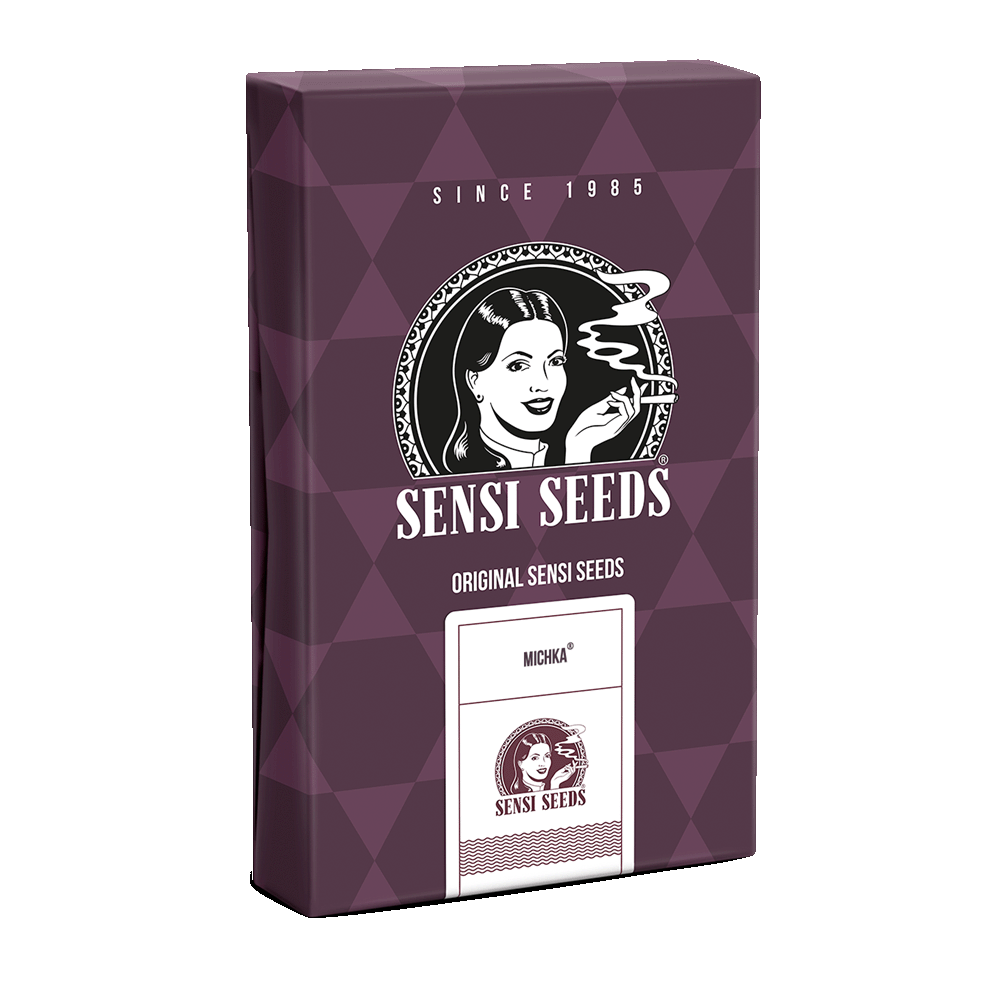 Sensi Seeds Michka feminisierte Hanfsamen Verpackung