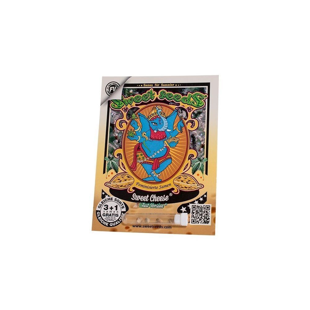Sweet Seeds Sweet Cheese F1 Fast Version Feminisierte Hanfsamen Verpackung
