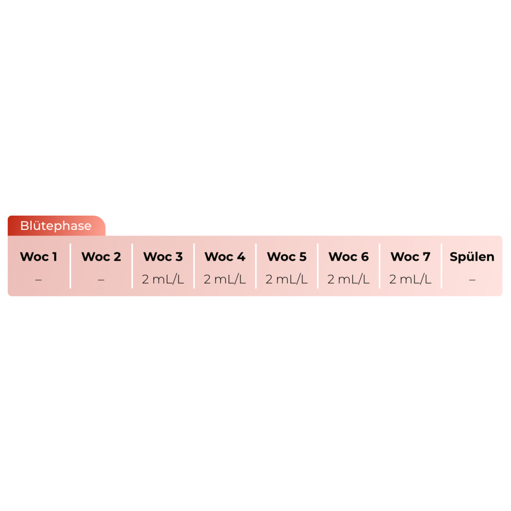 Nirvana (Tasty Terpenes) Dünger Schema